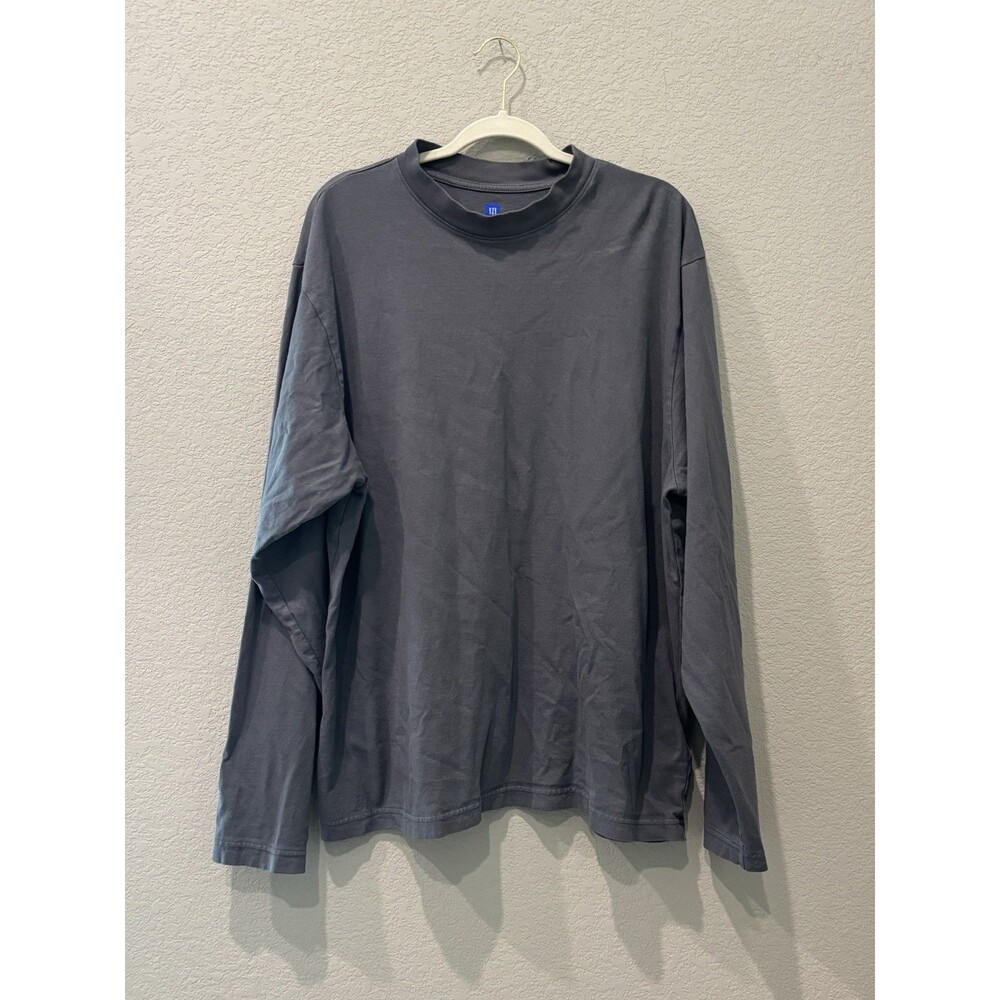 YEEZY YZY GAP Dark Grey Long Sleeve Shirt Sample Unreleased Mens Large